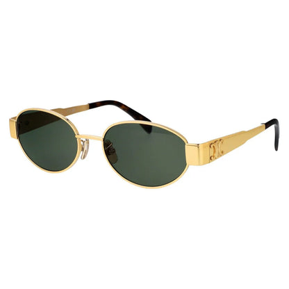 Lunettes de soleil tendance pour femmes - verte