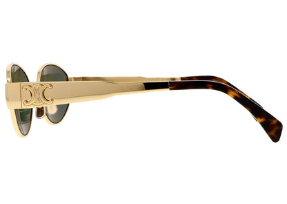 Lunettes de soleil tendance pour femmes - verte