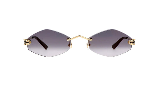 Lunettes de soleil monture surdimensionnée luxe 3764